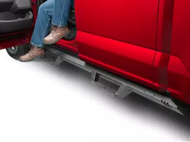 N-Fab Black Epyx Steps for Full-Size Trucks